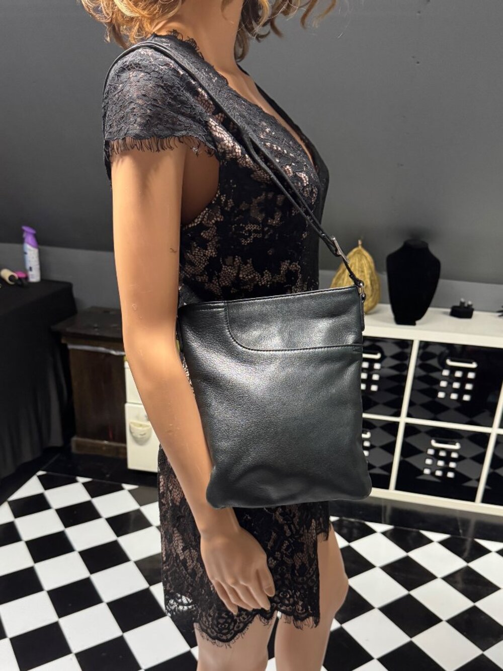Fantastic soft lambskin shoulder/crossbody purse - MARGOT